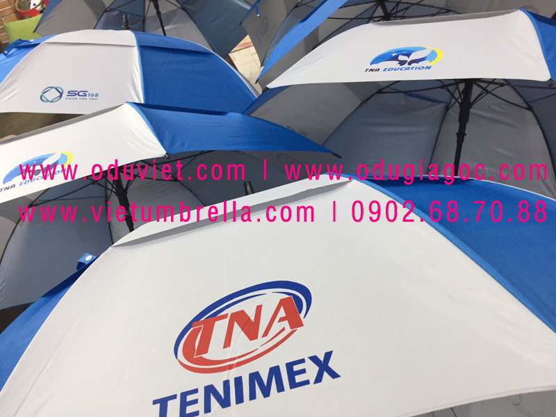 xưởng sản xuất ô dù cầm tay in logo quảng cáo